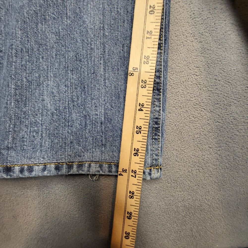 Cinch Jeans Mens 38x27 Blue Denim Relaxed Fit Straight Leg Distressed Denim - Picture 7 of 11